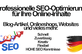 write high quality seo text