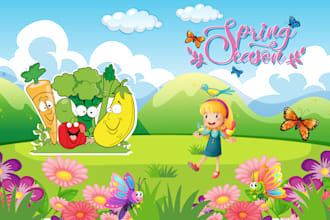 draw children book illustrations for amazon kdp