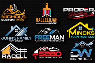 do best painting home repair roofing logo within 24 hrs