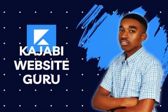 design a stylish kajabi website, kajabi landing page, online course