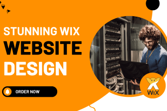 design stunning wix website, landing page, redesign wix website, figma to wix