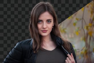 cut out images, delete, erase, clear white background fast