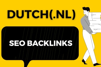 max 60 permanent dutch seo backlinks