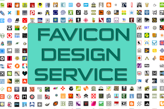 do modern favicon design for your website or app