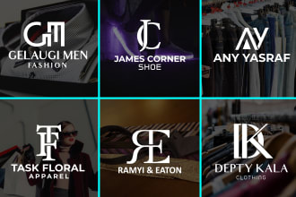 design modern fashion jewelry streetwear urban boutique clothing line brand logo