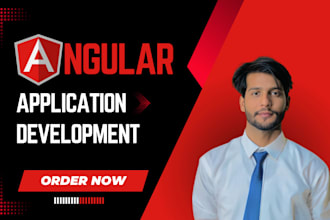 be angular developer, build front end web developer, website development