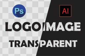 make a transparent background logo with a png file