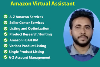 be your professional amazon fba or fbm virtual assistance for listing