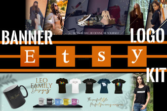 design attractive etsy logo, etsy banner, etsy kit