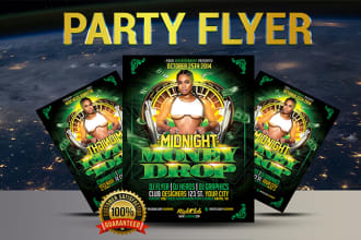 gorgeous flyers, event designs and social media posts
