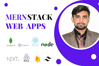 build web app as full  mern stack developer