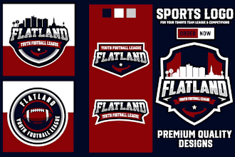 design team, event, league, tournament, and other sports logo