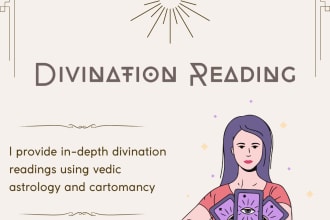 use vedic astrology and cartomancy for divination