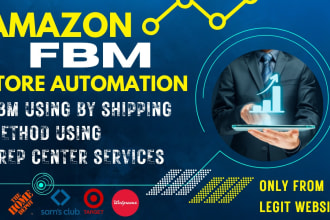 do amazon fbm 3pl store automation VA prep center services