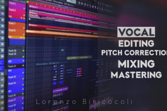 edit tune and mix your vocals to fit your track perfectly