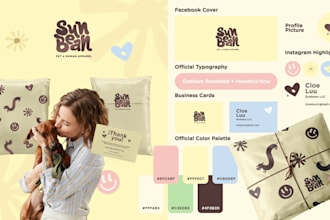 design a professional brand style guide