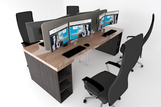 do 3d models and renderings for furniture and product design