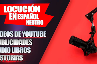 create a high professional narration in spanish latin