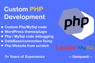 develop or debug PHP and mysql web application