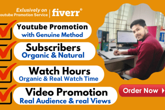 organically promote and monetizes your youtube channel with google ads