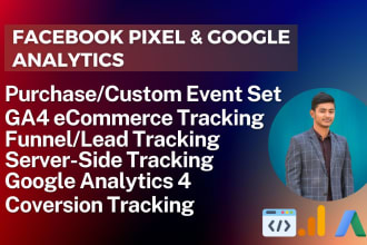 google analytics 4 setup ga4 ecommerce or reporting shopify server side tracking