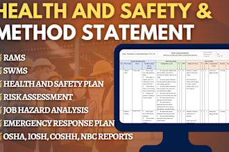 make method statement, swms, rams and health n safety manuals