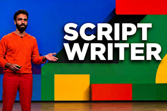 write your commercial sales script or explainer video