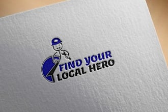 make your imagination in a creation  tradesman logo in one day