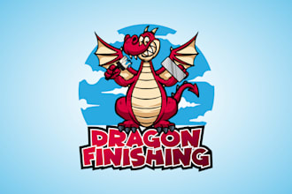 design professional cartoon , caricature, mascot logo