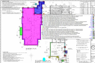 do take off for site and building concrete