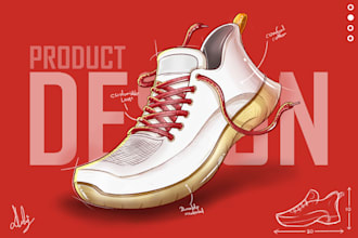 design professional product concept art to bring your idea to life