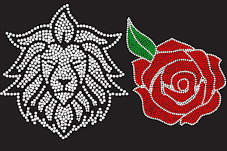 do rhinestone design for you