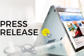 do a press release writing for distribution or your website