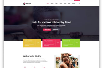create crowdfunding, charity, nonprofit, ngo , fundraising , donation website