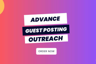 provide guest posting prospects list and do outreach service
