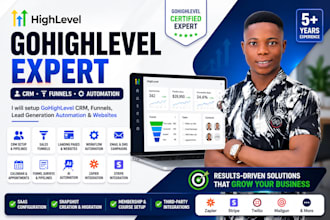 build gohighlevel website, ghl sales funnel and gohighlevel automation workflow