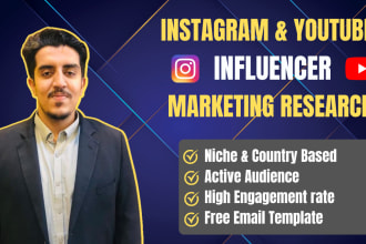 find best youtube and instagram influencer list for influencer marketing