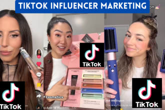 research and find  100 tiktok influencers list for tiktok influencer marketing