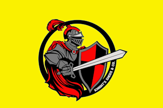 design awesome and modern knight mascot  logo only 15 hours