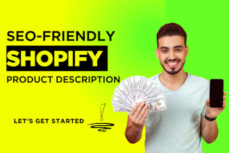 write SEO friendly shopify product descriptions that convert