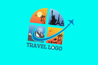 design super travel minimalist   logo with satisfaction guaranteed