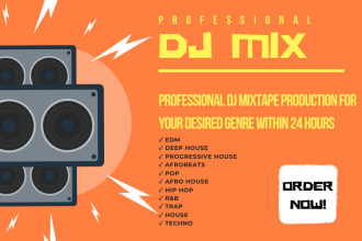 create a party dj mix from your playlist