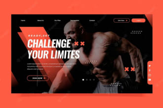 build a attractive fitness,yoga,gym and healthcare website