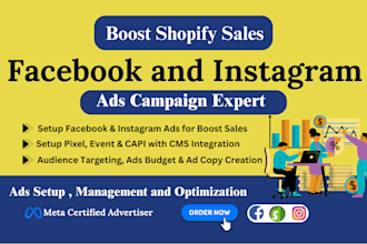 do facebook ads campaign, run shopify fb ads campaign, fb advertising, marketing