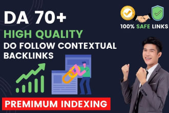 create high quality contextual SEO dofollow backlinks