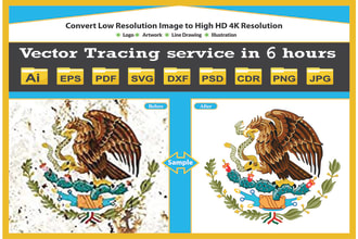 convert low resolution image to high resolution vector