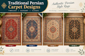 design unique rug, carpet and kilim patterns