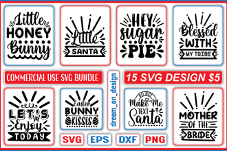 provide svg cut files design bundle for etsy and others