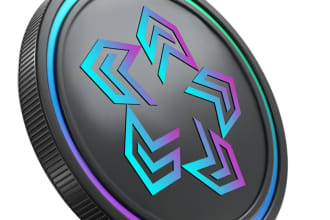 make your crypto coin logo looks like 3d so good