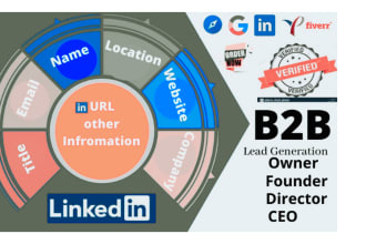 linkedin sales navigator b2b lead generation email list building lead gen